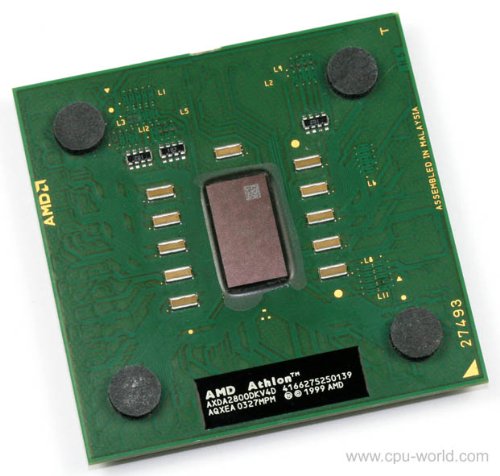 Amd Athlon Xp 2800 Cpu Barton Core Socket A 462 Pin 2. 083 Ghz 333 Fsb 512 L2 Kb